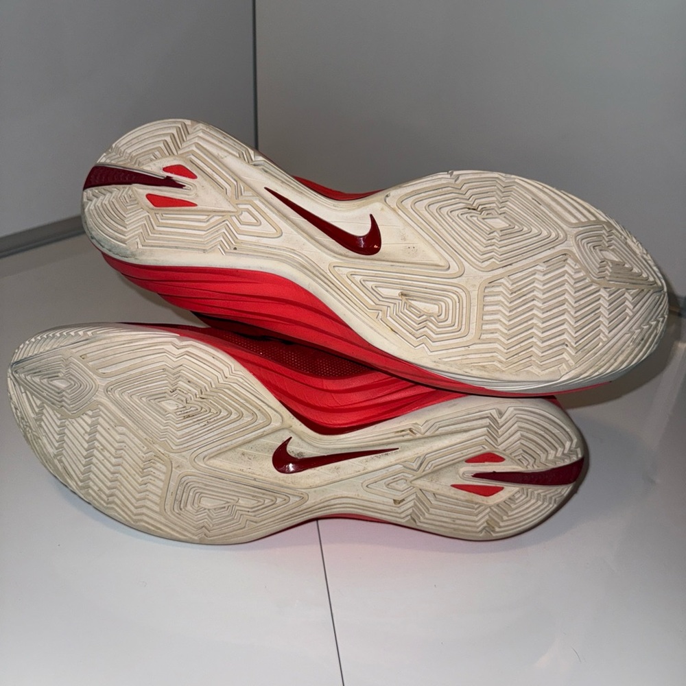 Nike Hyperdunk Mens High Top Basketball Shoes US Size 14 Red White 653483-607 - Picture 10 of 12